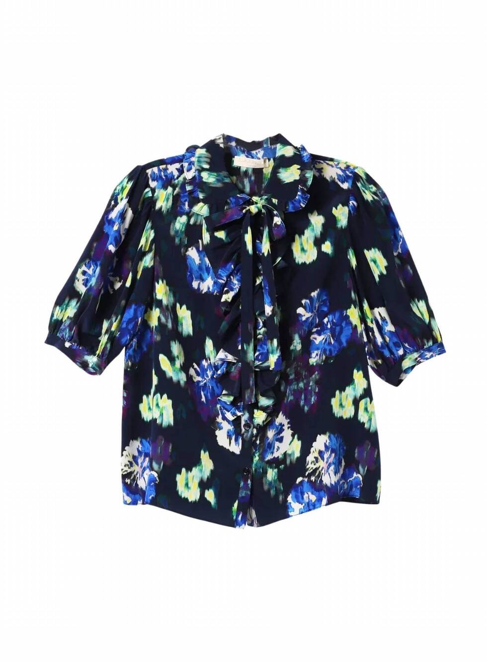 NEW ULLA JOHNSON women's camellia silk top in evening